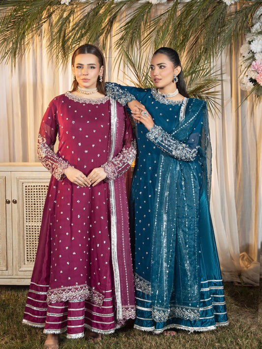 Chiffon Gown 4PC