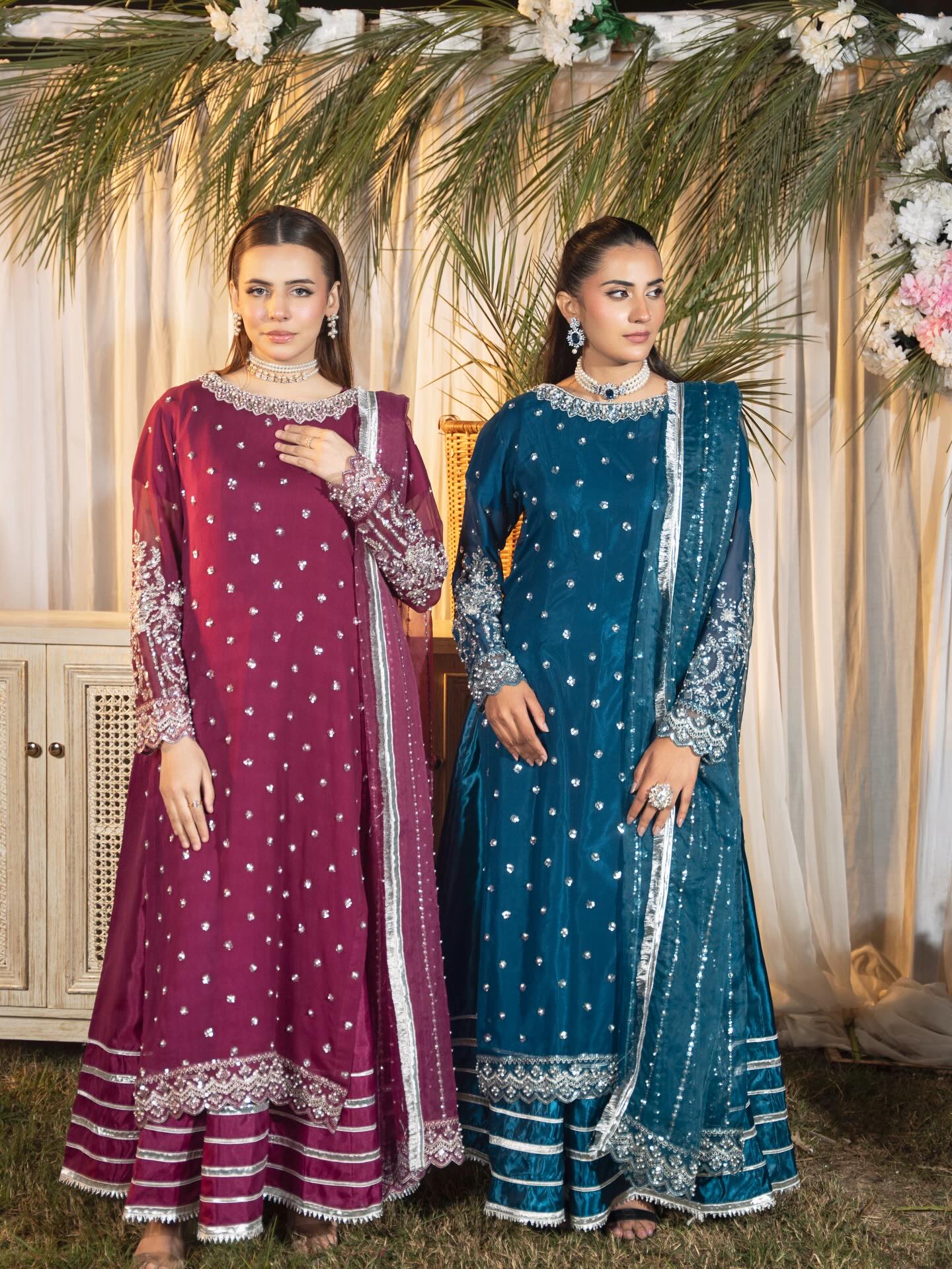 Chiffon Gown 4PC