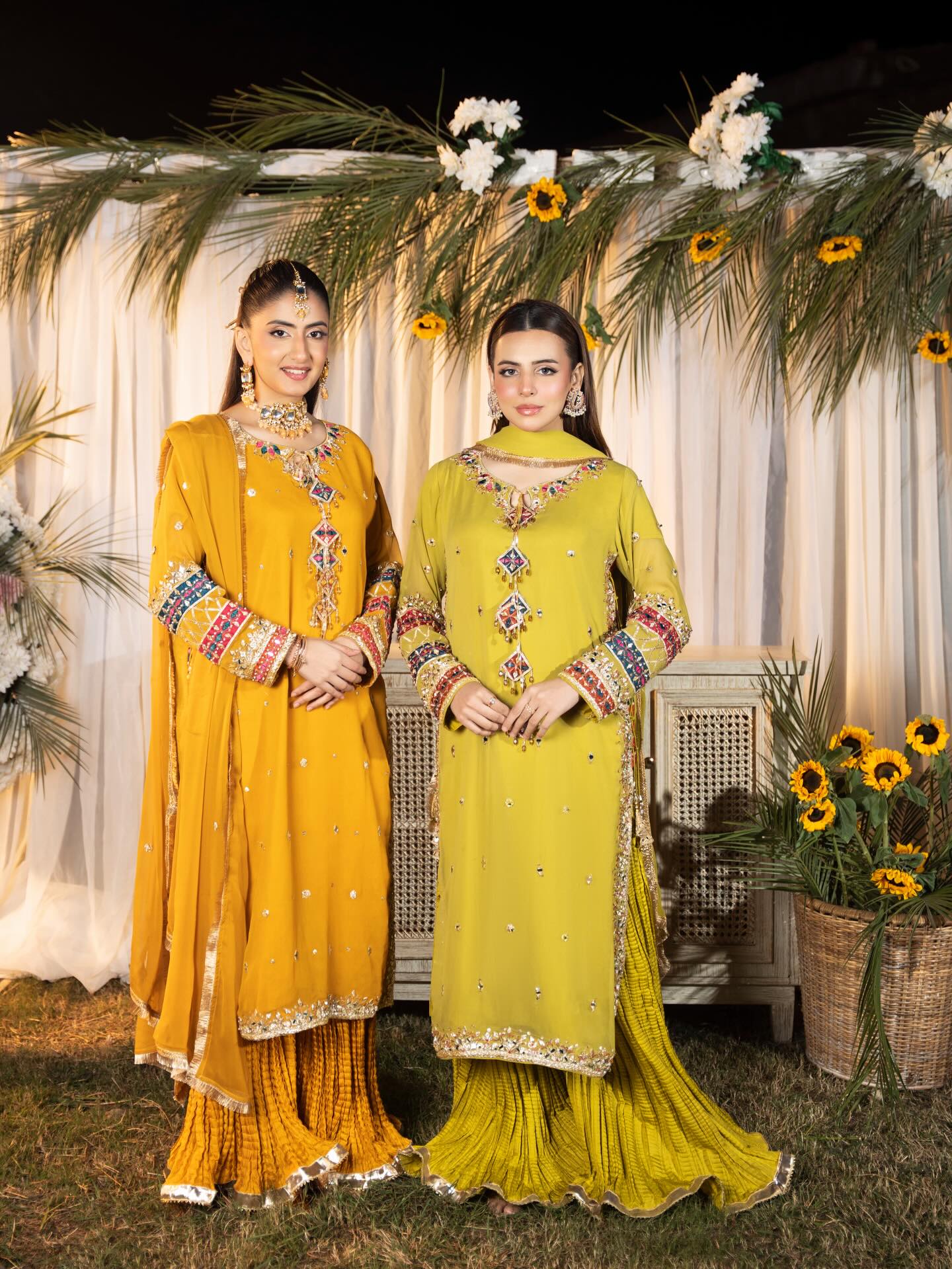 Chiffon Multi Gotti Long Shirt