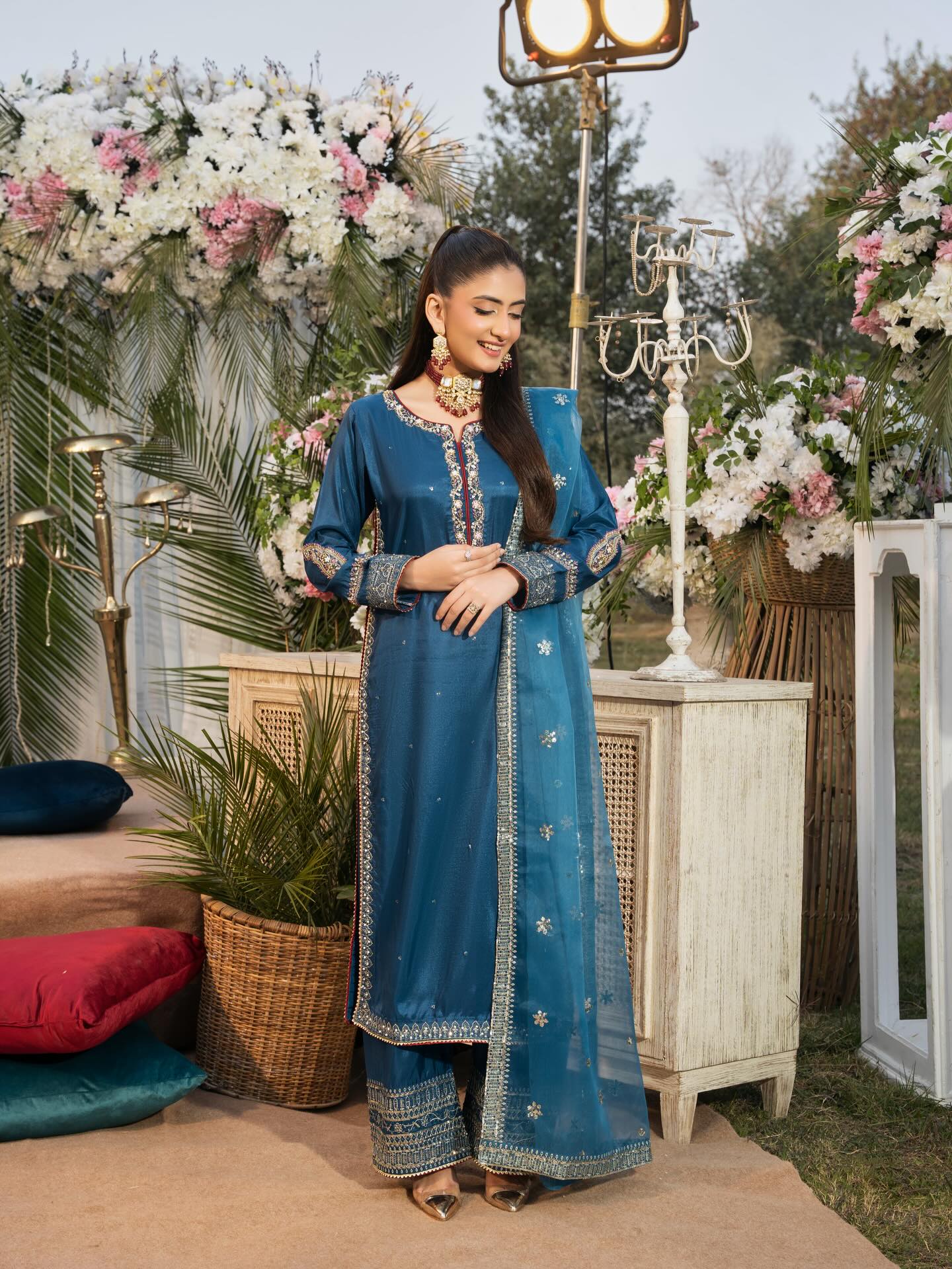 Luxury Silk Long Side Pannel Shirt