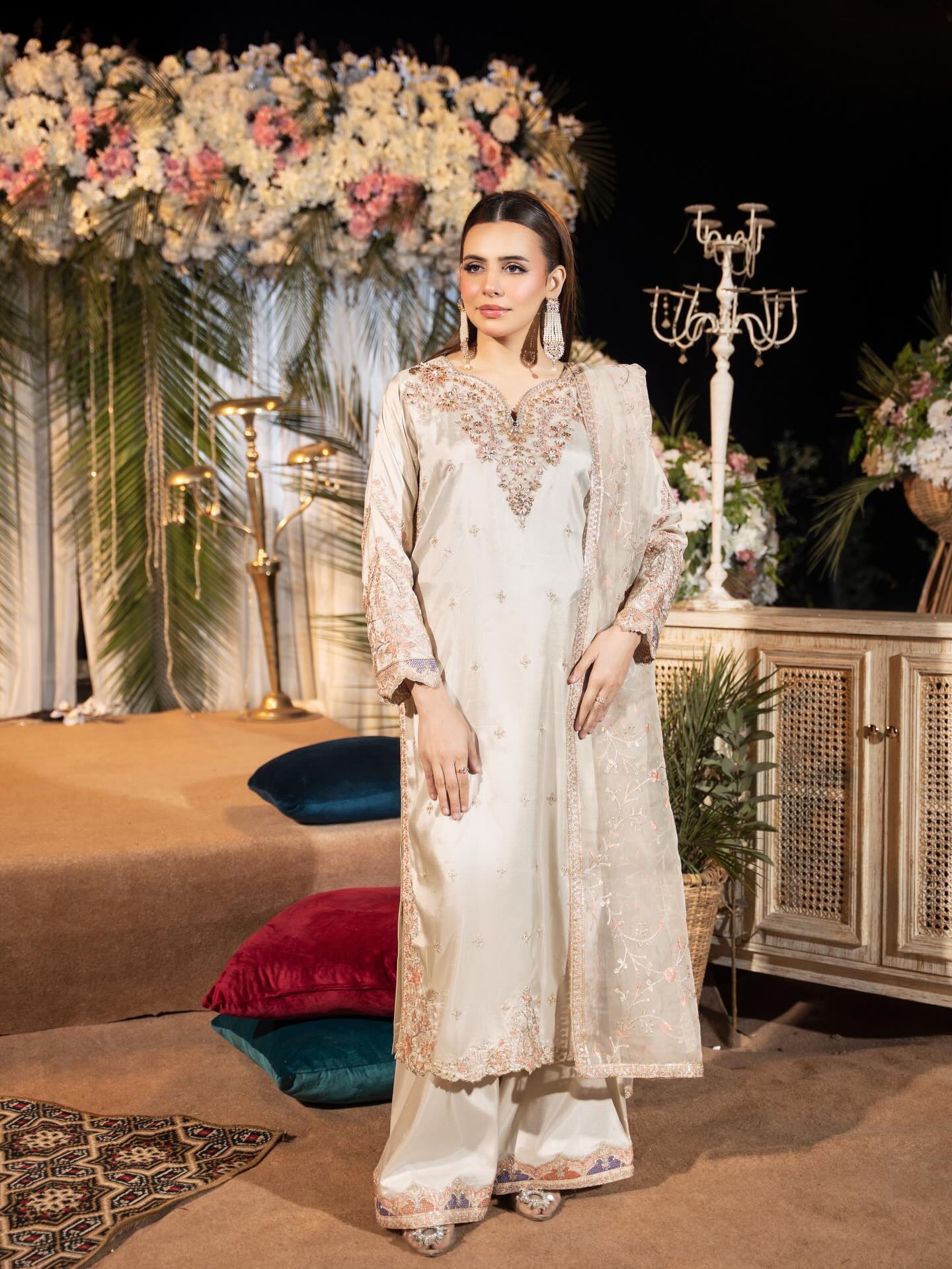 Elegent Silk H/M Long 3PC