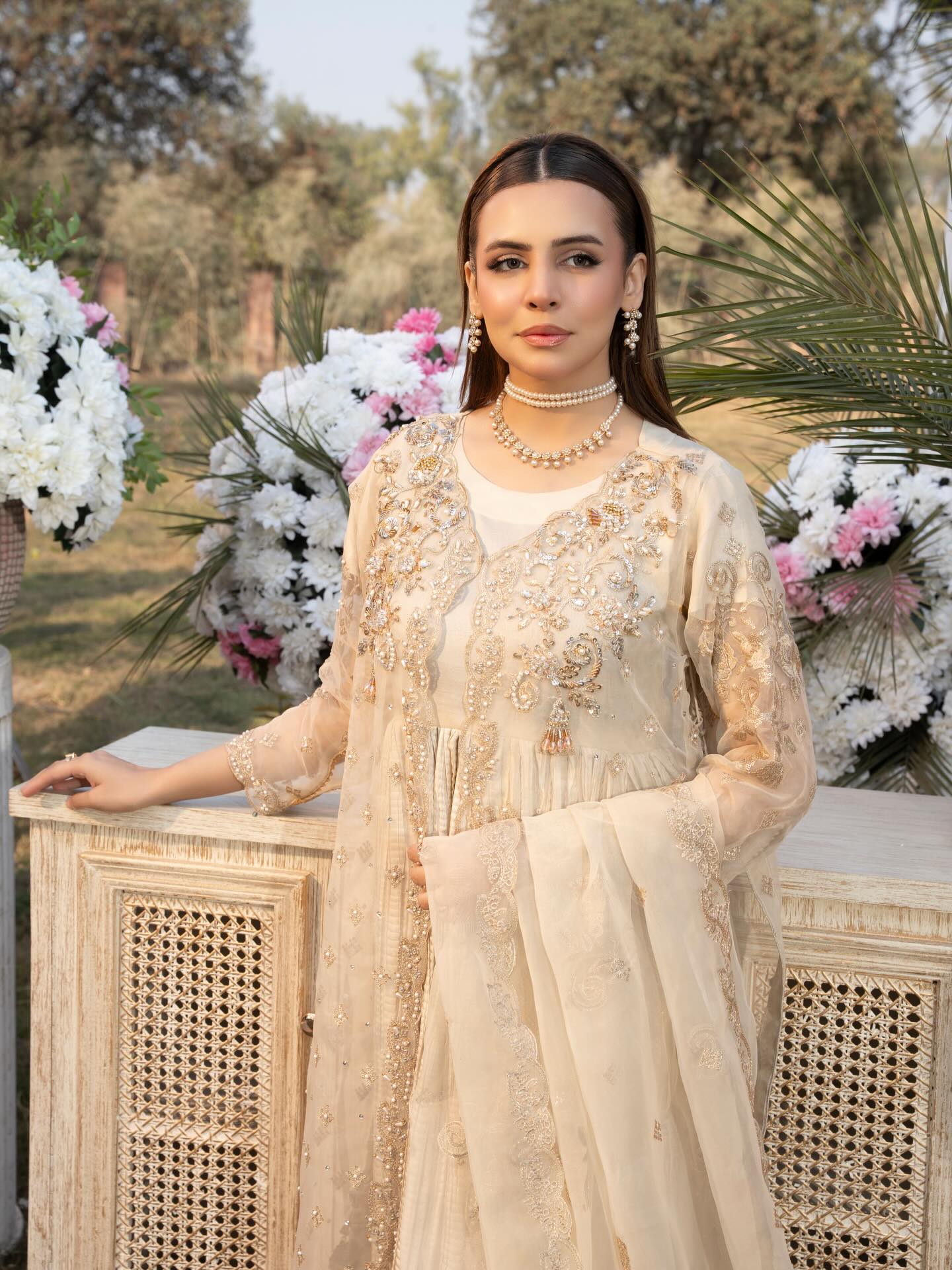 Luxury 4PC Open Gown