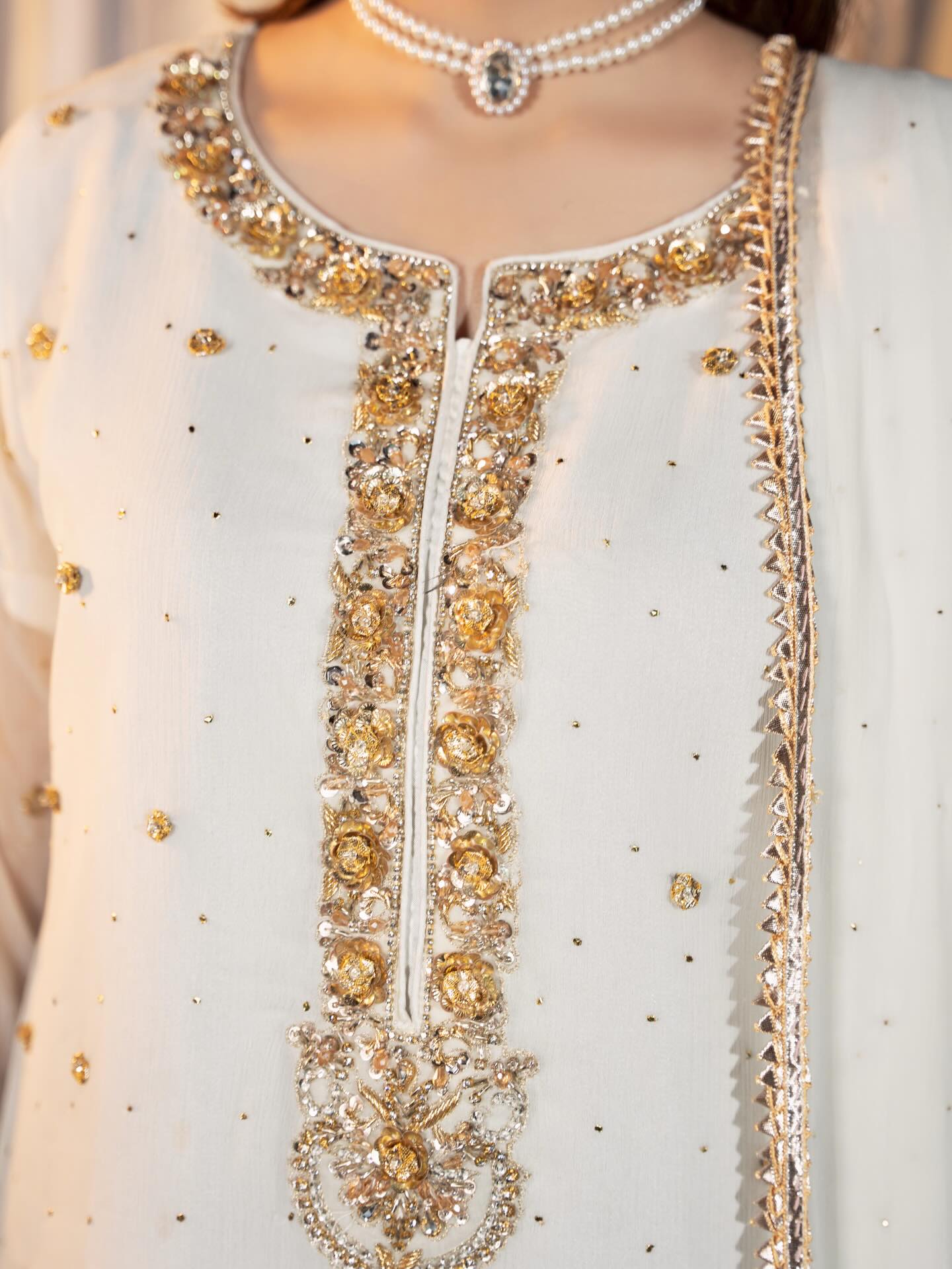 New Flared Chiffon Sharara 3PC