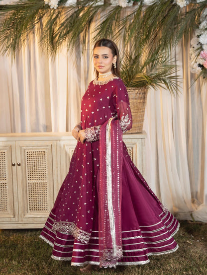 Chiffon Gown 4PC