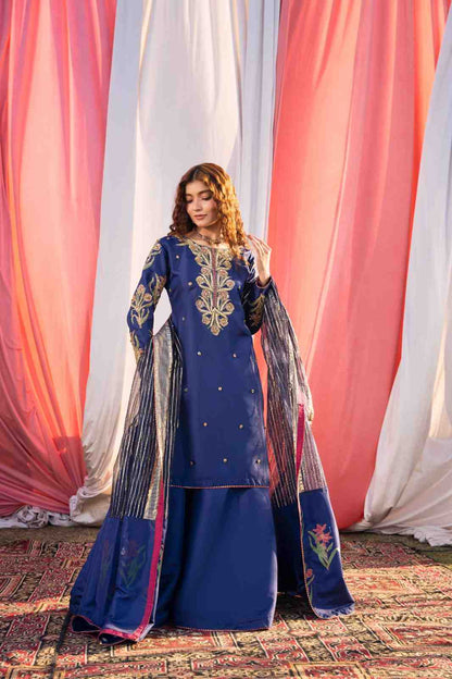 Traditional Royal Blue Festive 3PC