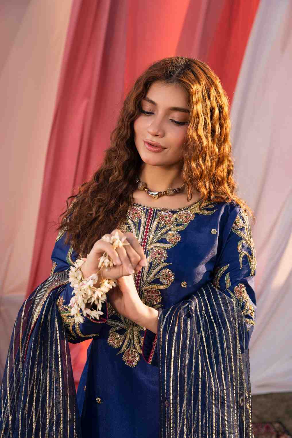 Traditional Royal Blue Festive 3PC